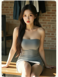女生怀旧写真